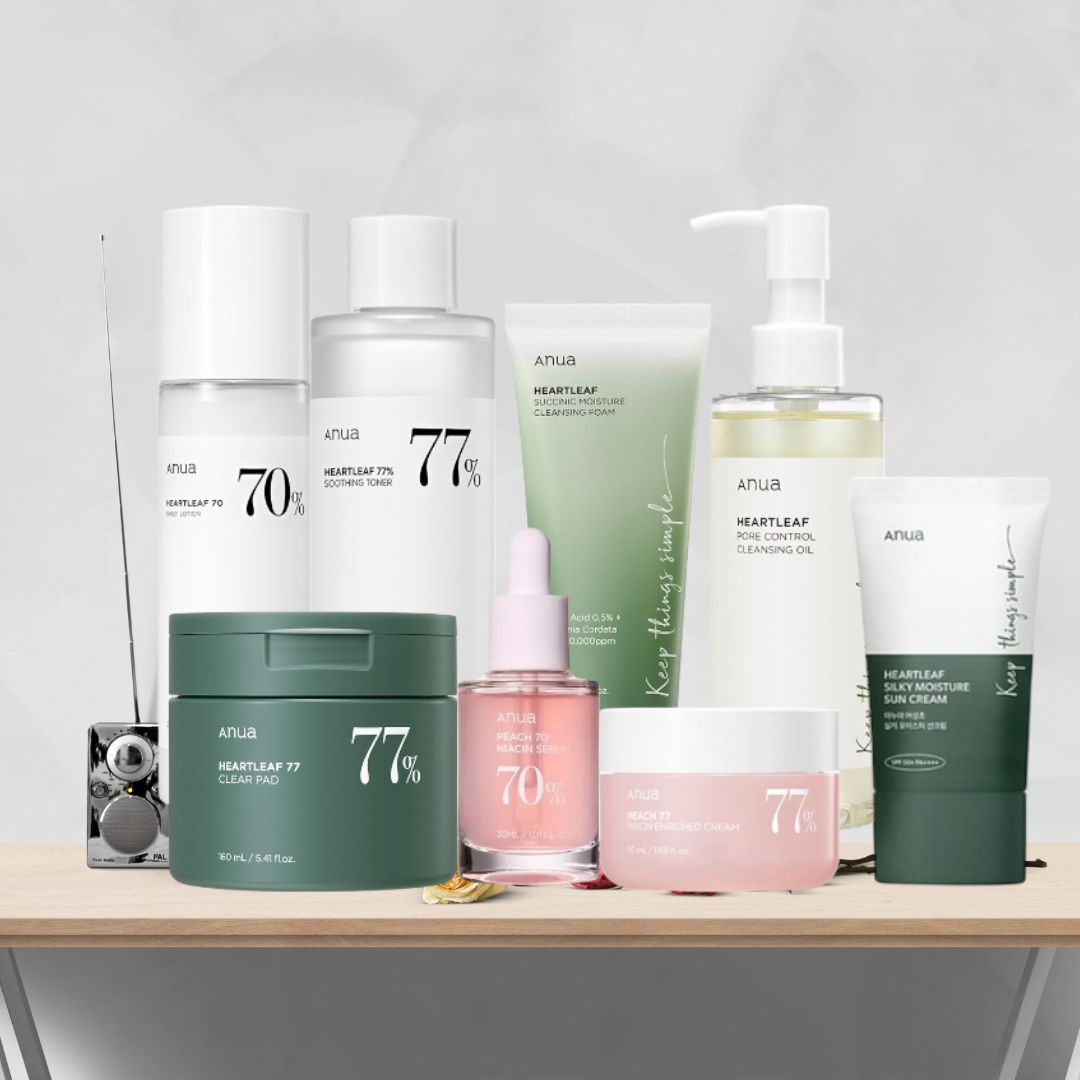 🧴 A Complete Morning & Night Skincare Routine with 8 Bestselling ANUA Products