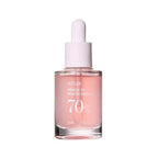Anua Peach 70% Niacinamide Serum 30ml bottle with peach extract brightening formula for skincare