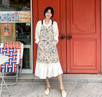 AURACASA Ramie Flower Waterproof Apron