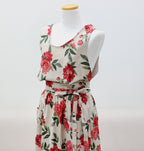 AURACASA Linen rose long dress Apron 린넨 장미  해방타운 백지영 스타일