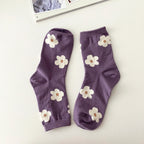AURACASA  Cute flower socks   귀여운 꽃양말 7종류