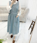 AURACASA  Beauty Antique Long Apron  🔥 LAST 1 앤틱 앞치마