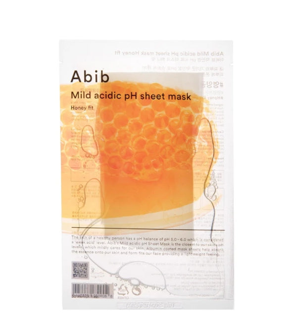 [Abib] Mild Acidic pH Sheet Mask Honey Fit (1ea) x 5