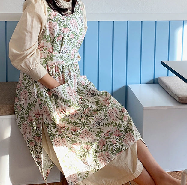 AURACASA DeBong Bio-Washing Linen Apron 드봉 바이오 워싱 앞치마  Final Price