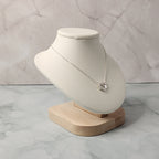 Korean Silver Eternal Heart Sparkle Necklace