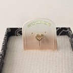 Golden Heart Glow - 14K Solid Gold Heart Piercing