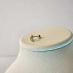 Golden Heart Glow - 14K Solid Gold Heart Piercing