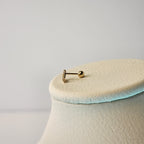 Golden Heart Glow - 14K Solid Gold Heart Piercing