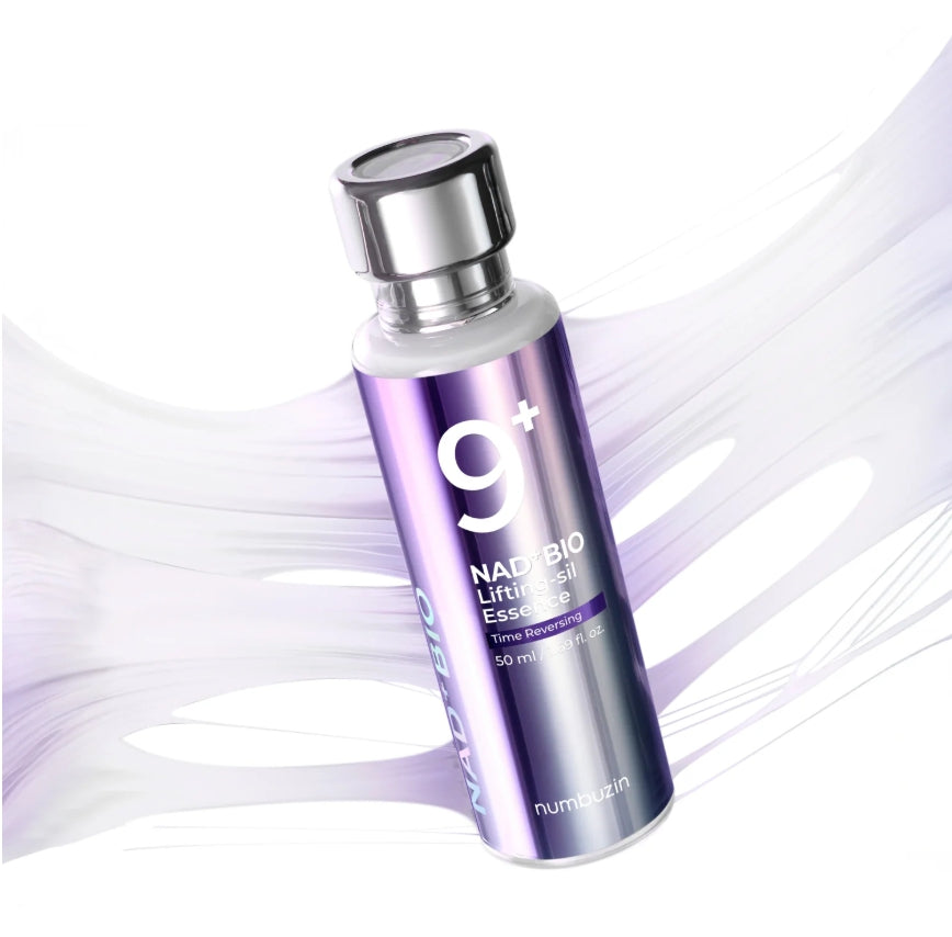 Numbuzin No.9 NAD Bio Lifting Essence 50ml bottle, Korean anti-aging serum with NAD+ formula