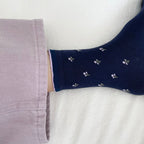 AURACASA Daily Women 5 Pairs Socks 07. Blue Flower Set