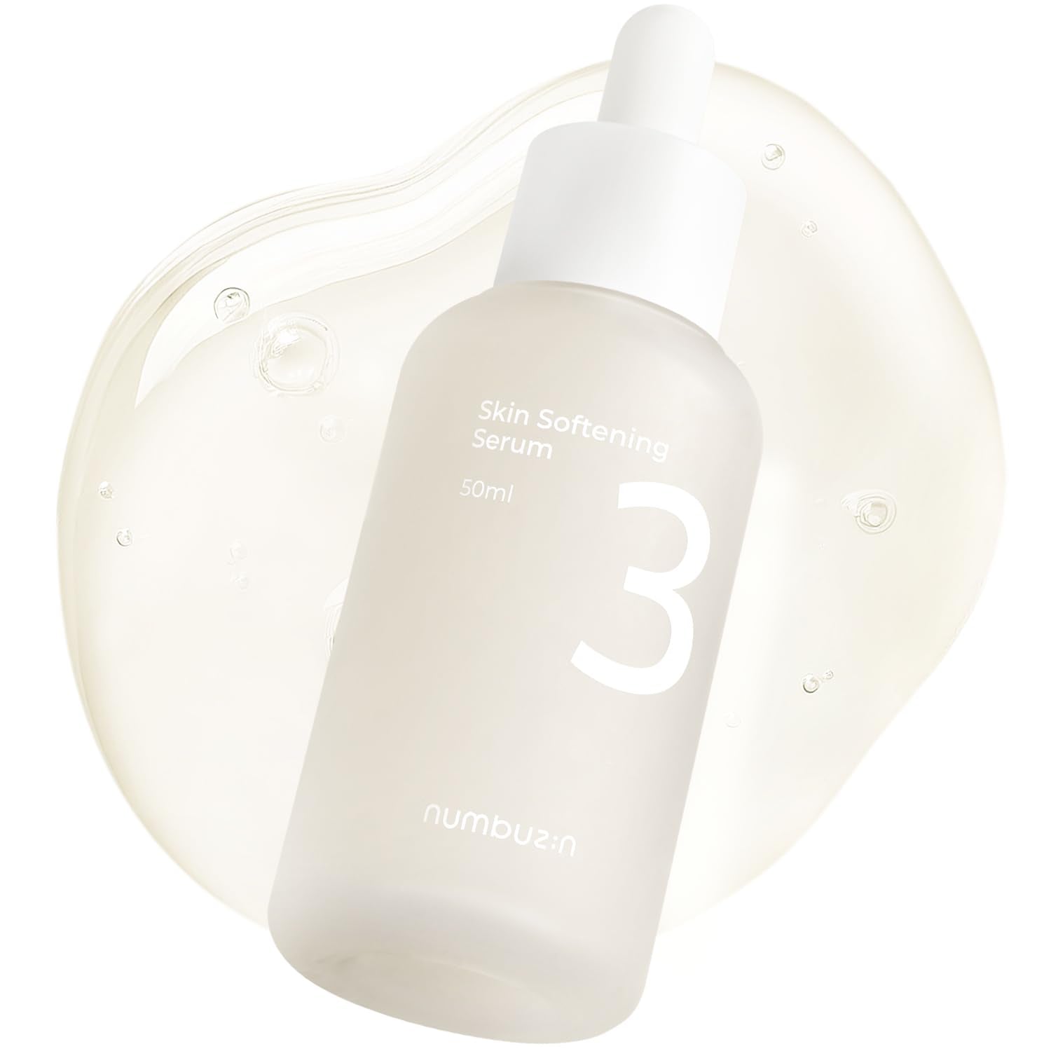 No.3 Skin Softening Serum, Fermented Serum for Skin Texture & Pores, Bifida & Galactomyces, Niacinamide, Adenosine, Panthenol, Fragrance-Free, 1.69 Fl Oz (50Ml)