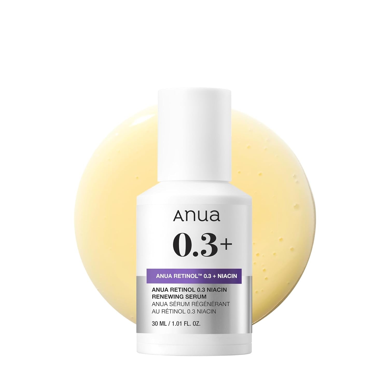 Retinol Serum for Anti-Aging, Textured Skin | 0.3% Retinol, 5% Niacinamide, 20+Soothing Ingredients Gentle for Beginner (30Ml /1.01 Fl.Oz.)