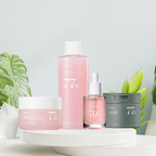 [ANUA] Peach & Heartleaf Basic 4-Step Skincare Bundle – Toner, Serum, Toner Pads & Cream