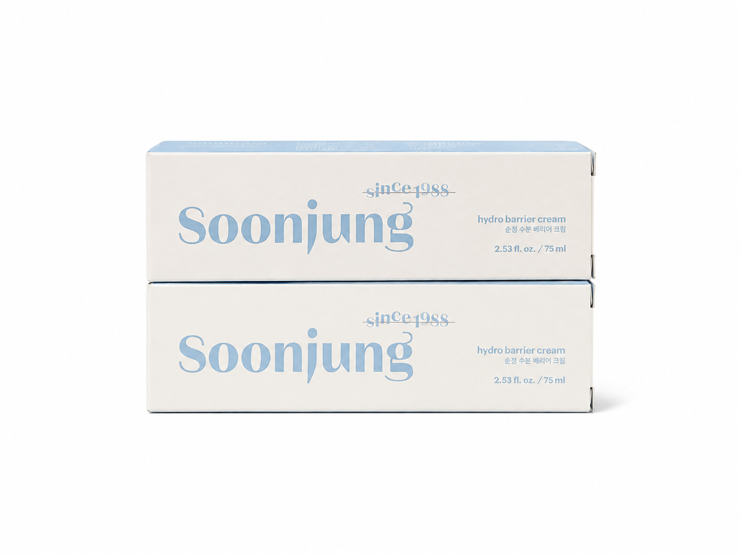 [SoonJung] Hydro Barrier Cream 75ml × 2 | 2-Pack SALE