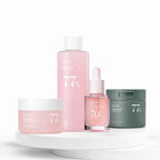 [ANUA] Peach & Heartleaf Basic 4-Step Skincare Bundle – Toner, Serum, Toner Pads & Cream