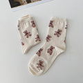 AURACASA Bear cute socks 5type 귀여운 곰 양말 5종
