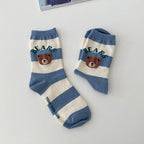 AURACASA Bear cute socks 5type 귀여운 곰 양말 5종