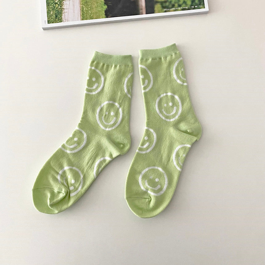 AURACASA Daily Women 5 Pairs Socks 05. Mint Blue set