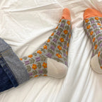 AURACASA Daily Women 5 Pairs Socks 14. Purple Set