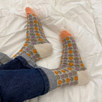 AURACASA Daily Women 5 Pairs Socks 14. Purple Set