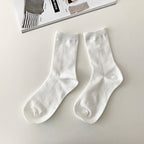 AURACASA Daily Women 5 Pairs Socks 08. Khaki blue set