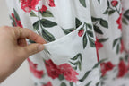AURACASA Linen rose long dress Apron 린넨 장미  해방타운 백지영 스타일