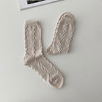 AURACASA Daily Women 5 Pairs Socks 14. Purple Set