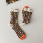 AURACASA Daily Women 5 Pairs Socks 14. Purple Set