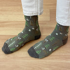 AURACASA Daily Women 5 Pairs Socks 11. Khaki Brown set