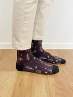 AURACASA Embroidered socks 여자 자수 양말