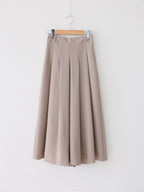 AURACASA Pintuck Pleated Wide-Leg Pants
