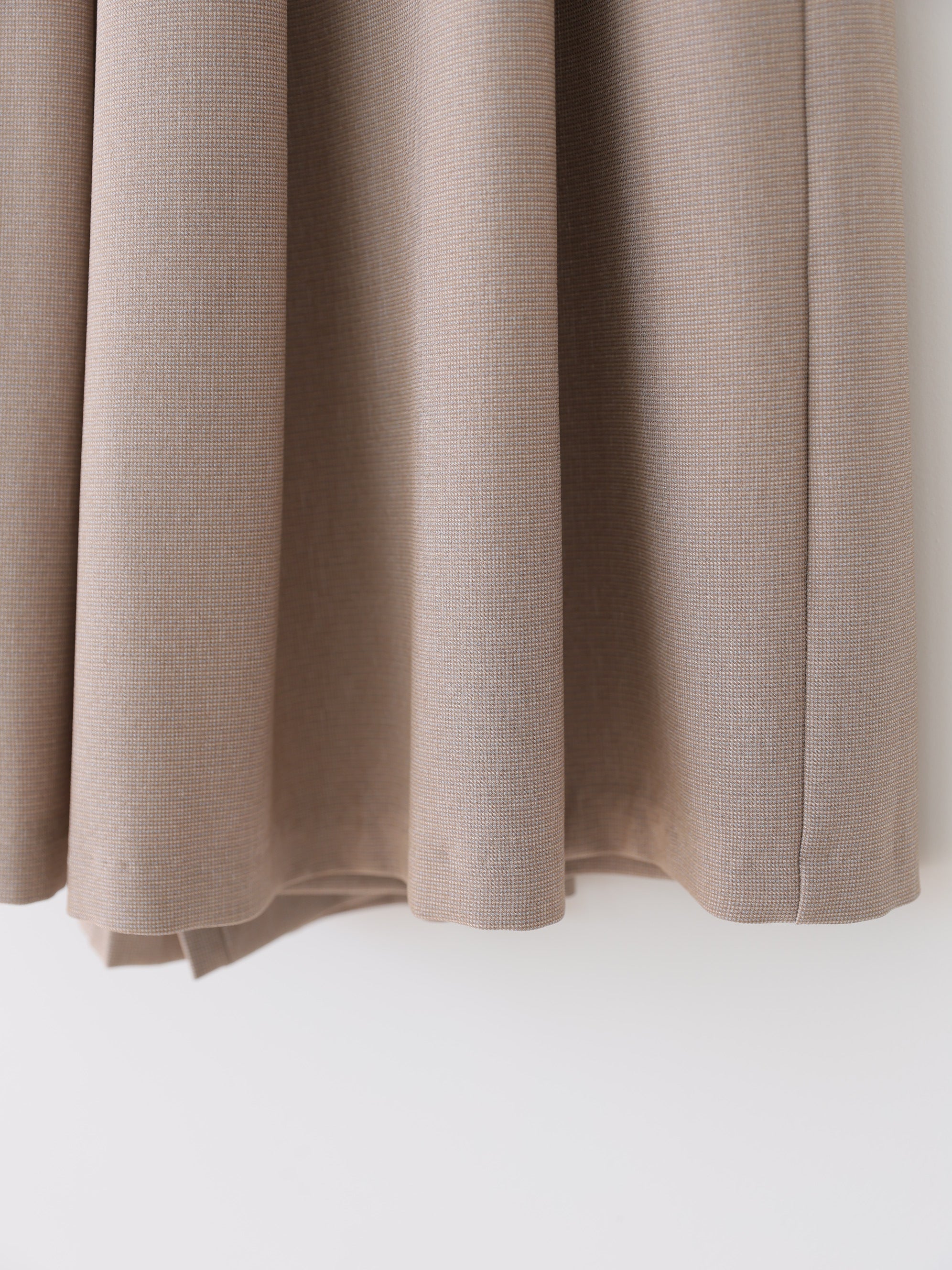 AURACASA Pintuck Pleated Wide-Leg Pants