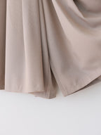 AURACASA Pintuck Pleated Wide-Leg Pants