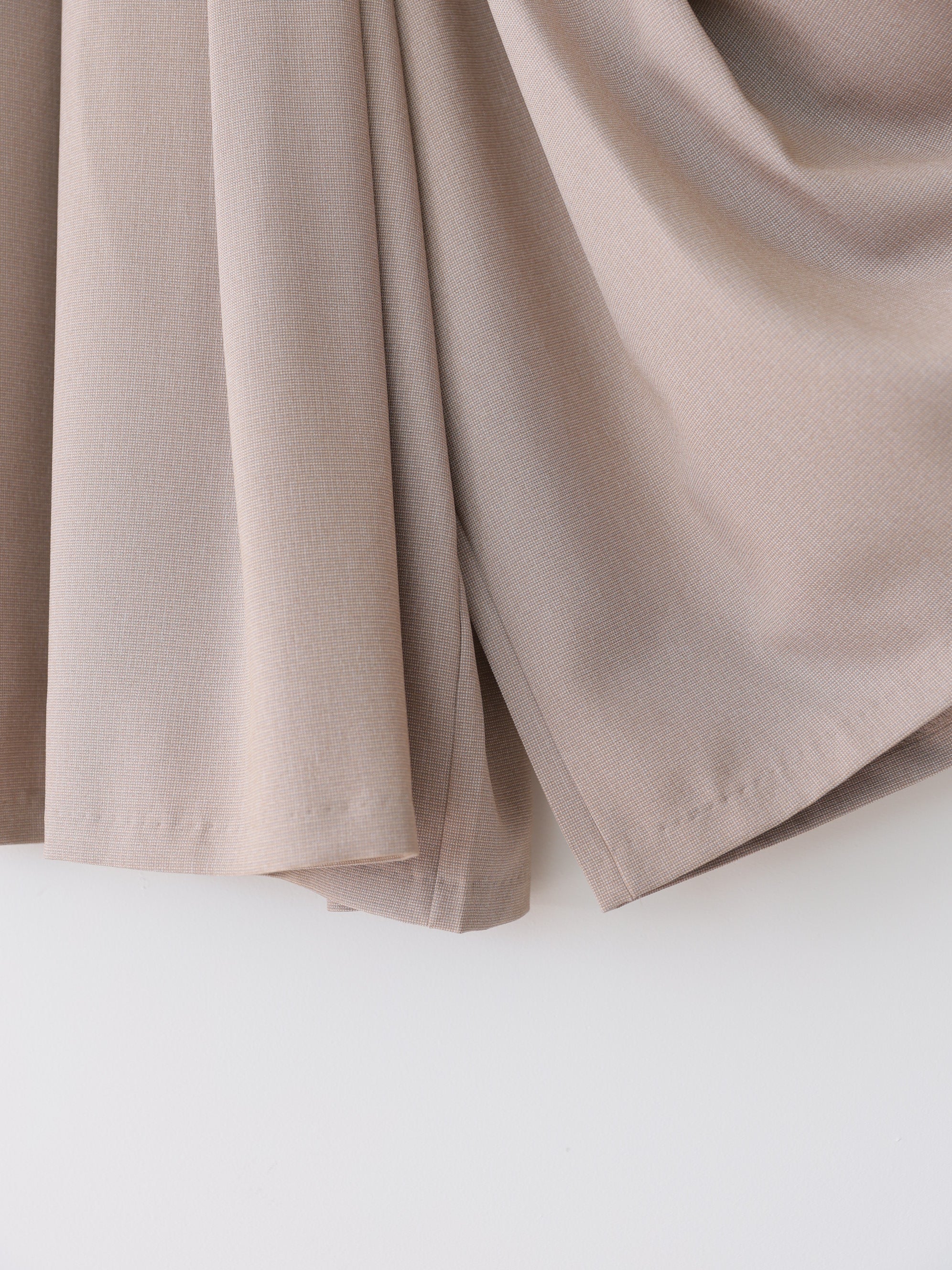 AURACASA Pintuck Pleated Wide-Leg Pants