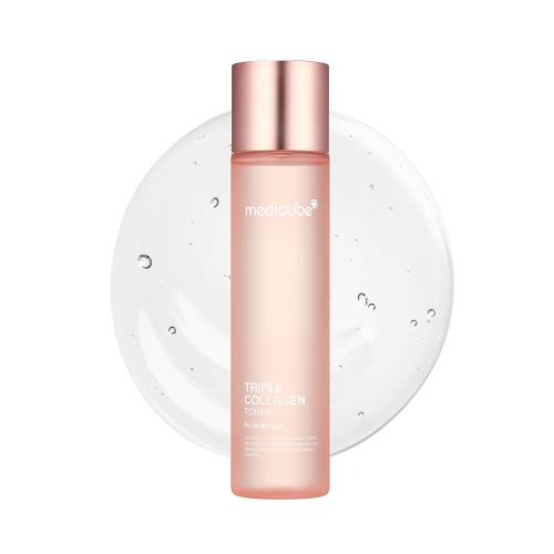 Medicube Triple Collagen Toner 4.0 bottle, 140ml Korean skincare hydrating toner with collagen complex