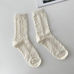 AURACASA Daily Women 5 Pairs Socks 11. Khaki Brown set