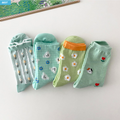 AURACASA Flower cute pattern socks 꽃무늬 4종