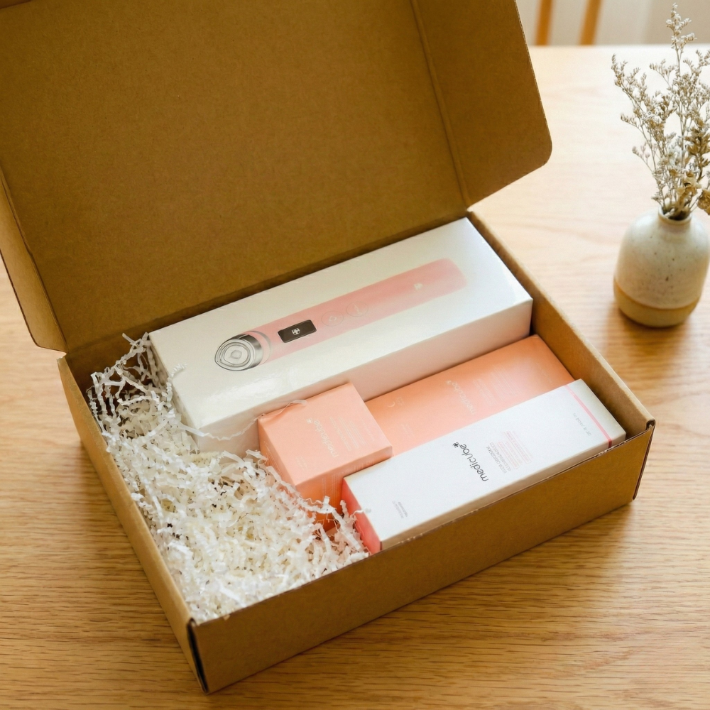 [Medicube] Booster Pro Pink Skincare Set for Gift