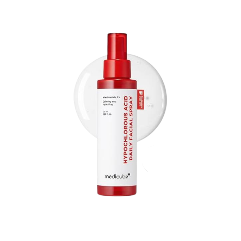 [Medicube] Hypochlorous Acid Daily Facial Spray – Calming & Hydrating Mist with Niacinamide 2% (125 ml / 4.22 fl oz)