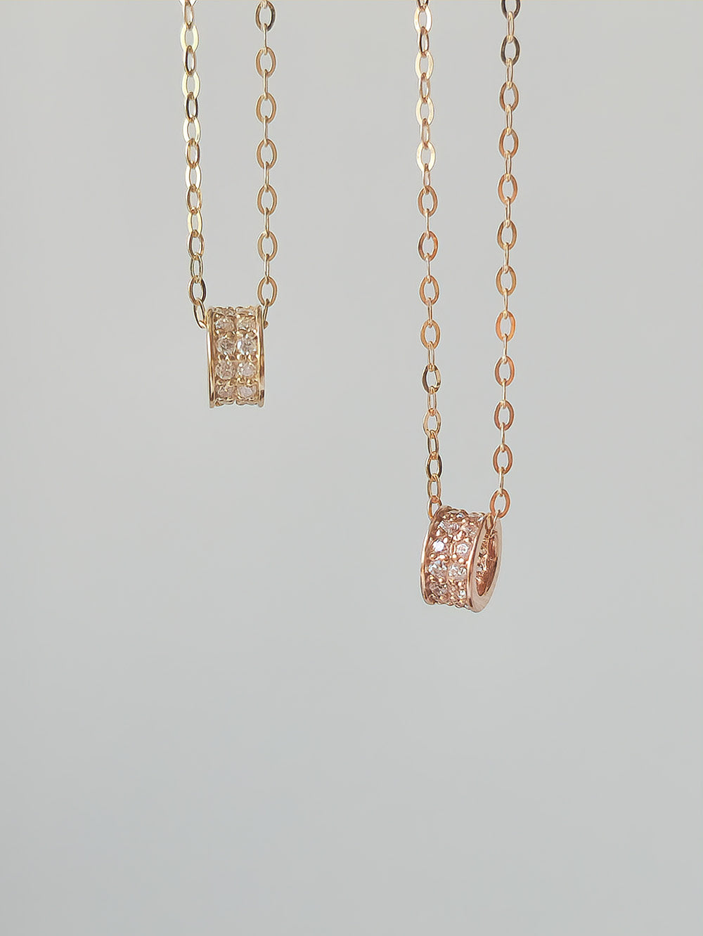 14K Gold Minimalist Pendant Necklace