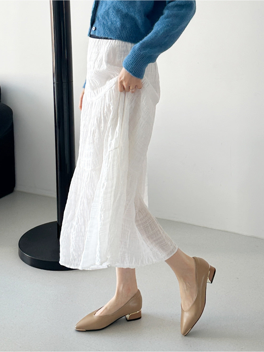 [AURACASA] Élise Genuine Leather Pointed-Toe Pumps 🔥 BEST SELLER 인기 대박 상품 ✨소가죽