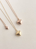 14K Gold Heart Pendant Necklace