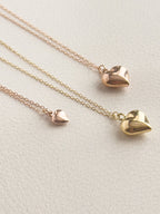 14K Gold Heart Pendant Necklace