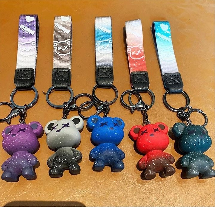 [AURACASA] Galaxy Bear Keychain & Bag Charm 이쁜 키체인