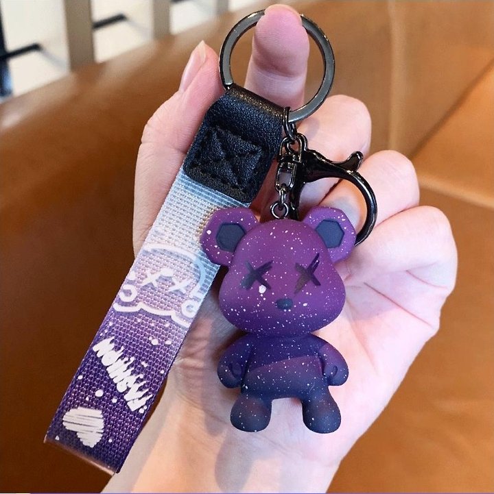 [AURACASA] Galaxy Bear Keychain & Bag Charm 이쁜 키체인