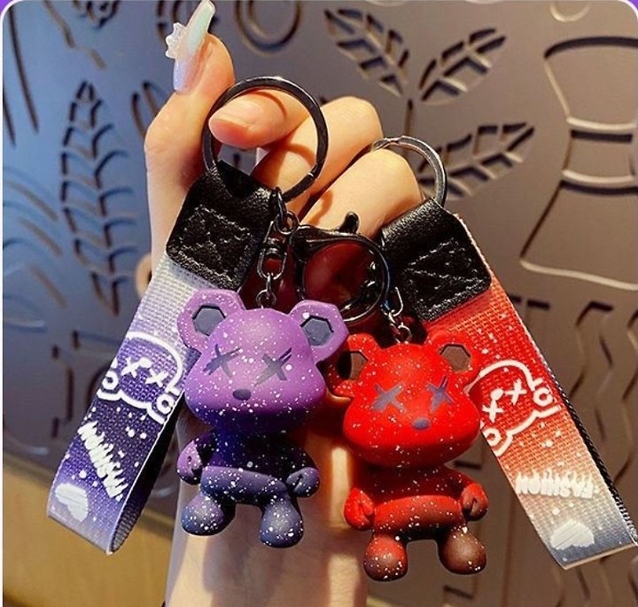 [AURACASA] Galaxy Bear Keychain & Bag Charm 이쁜 키체인