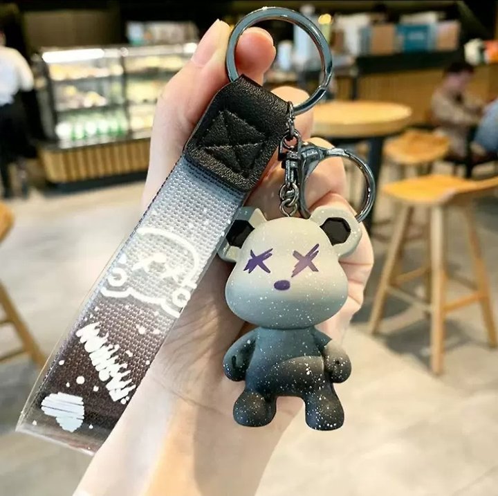 [AURACASA] Galaxy Bear Keychain & Bag Charm 이쁜 키체인