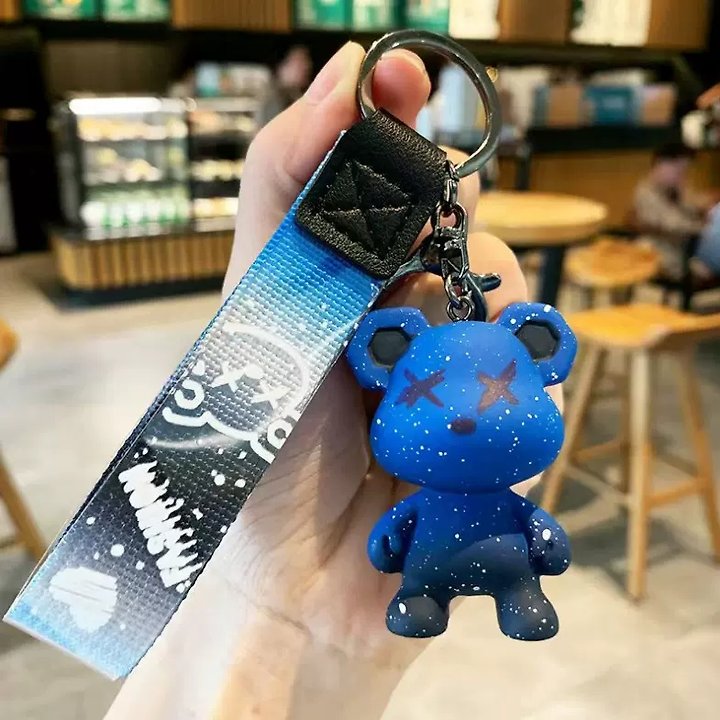 [AURACASA] Galaxy Bear Keychain & Bag Charm 이쁜 키체인