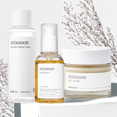[MIXSOON] Bifida & Bean Skincare Set – Toner, Essence & Cream for Barrier Repair & Hydration