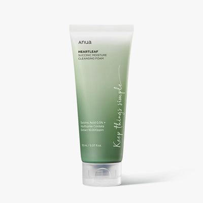 [ANUA] 3-Step Glass Skin Beginner Set Double Cleansing & Daily Serum Routine with Heartleaf & Niacinamide